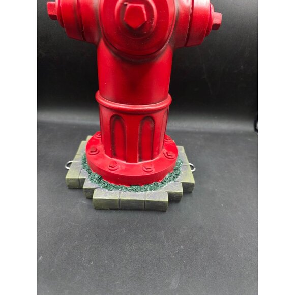Dog Fire Hydrant Garden Statue 14" redfire hydrant for firefighter dogs open box - Picture 7 of 10
